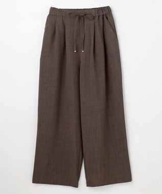 ANY 【2SET】2WAYビスチェ×ワイドパンツセットアップ ブラウン