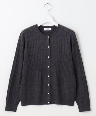 洗える】KNIT BASIC クルーネック カーディガン / J.PRESS LADIES L