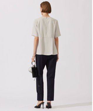 ICB 【接触冷感・UVケア・撥水・洗える】 LooseWeave テーパードパンツ ネイビー系