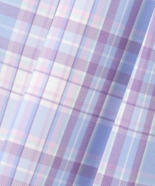 ANY KIDS プリーツ スカパン サックスブルー×チェック