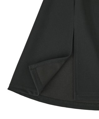 Green Parks リップルフレアベスト Black