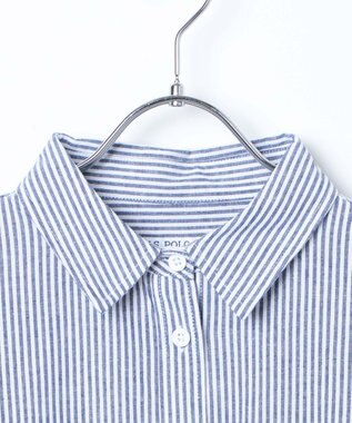 WEGO 【25年秋新色登場★】U.S. POLO ASSN.別注ロングスリーブシャツ ブルーストライプ