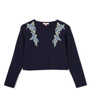 TOCCA 【キャンセル分販売！】【洗える】FLORAL MELODY ボレロ ネイビー系