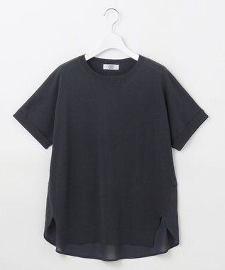 J.PRESS LADIES L 【洗える・抗菌防臭】FABRIC COMBI ニット ネイビー系