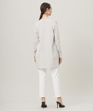 ICB 【洗える】シンセティックハイゲージ ロングカーディガン トープ系