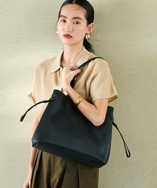 TOPKAPI 【Breath TOPKAPI】2way A4 ロングハンドル トート バッグ ブラック