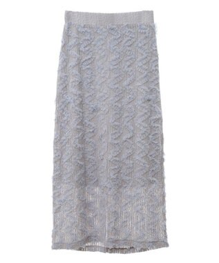 Green Parks チュールフリルＩラインスカート Gray