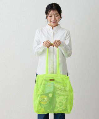 ROOTOTE 0676【直営店限定:メッシュトート】SC.トール.ハイヴ-A 01：イエロー