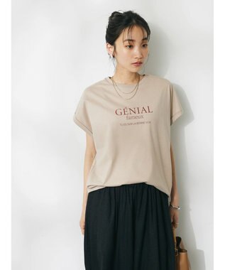 CRAFT STANDARD BOUTIQUE ＧＥＮＩＡＬ　プリントプルオーバー Brown