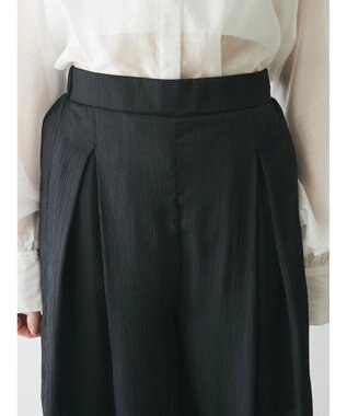 Green Parks AnriettMusee シアータックワイドパンツ Black