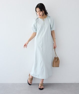 CRAFT STANDARD BOUTIQUE ポーチ付きバルーンスリーブワンピース