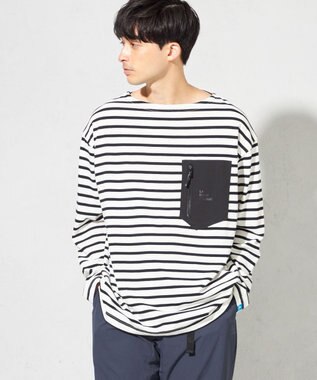  【UNISEX】ボートネックボーダーＴシャツ（L・XLサイズ）