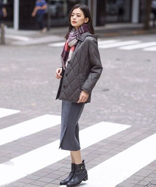 J.PRESS LADIES ベルト ショート ブーツ ブラック系