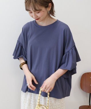 AMERICAN HOLIC バックフリル半袖プルオーバー