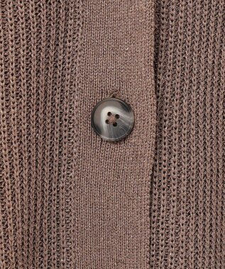 GRACE CONTINENTAL ラメニットカーディガン グレー