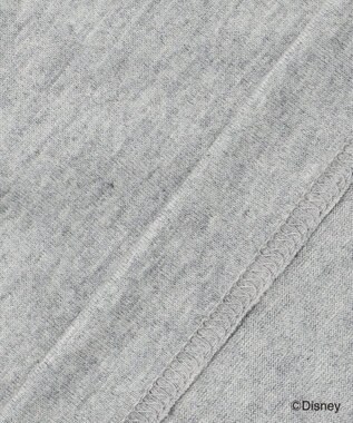 J.PRESS MEN 【DISNEY COLLECTION】【UNISEX】ワンポイントロングスリーブ Tシャツ / ミッキーマウス ライトグレー系