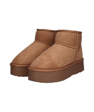 Bridget Birkin 【Bridget Birkin】スエード調ムートンブーツ キャメルスウェード