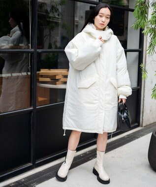 WEGO モンスターパテッドコート オフホワイト