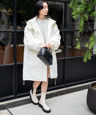 WEGO モンスターパテッドコート オフホワイト