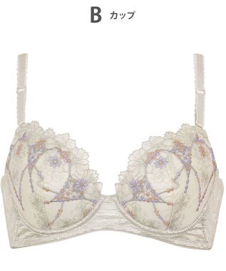 Wing ブラジャー 背中の段差をスムージング 脇高設計 脇から背中すっきり バストの脇流れをブロック 【後ろ姿きれいブラ】 ブラ KB2719 ウイング／ワコール グレー