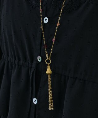 GRACE CONTINENTAL ストーンビーズネックレス マルチ