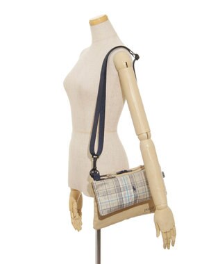 MOONBAT 【3WAY】POLO RALPH LAUREN カラーブロックマルチBAG 傘袋 チェック無地 キャメル