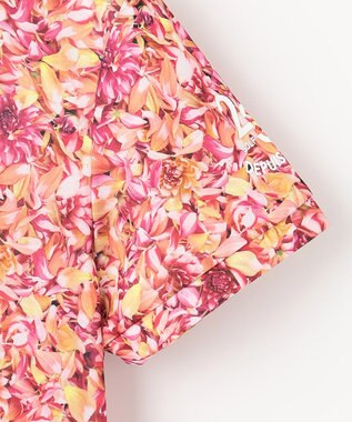 23区GOLF 【WOMEN】プランティカプリント 総柄 半袖ポロシャツ ピンク系5