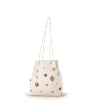 UNBILLION 【テレビ ドラマ着用アイテム】カカトゥ kakatoo / スタッズボンディングショルダー アイボリー