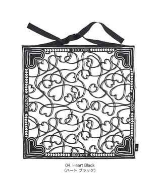 ROOTOTE 3655【ルートート】LT.タブロー50.ガーリー-A 04：ハート ブラック