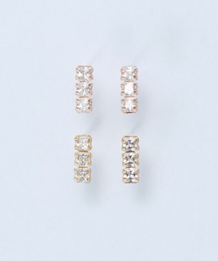 Phoebe 【K10】ストーンバーピアス ゴールド ゴールド