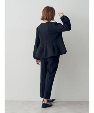 YECCA VECCA タックテーパードパンツ② Black