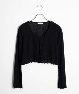 WEGO 【紫外線対策】シアーカーディガン ブラック