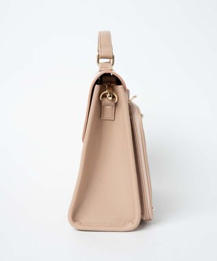 WEGO 【痛バ＆推し活グッズ】レターフラップ痛ショルダー ベージュ