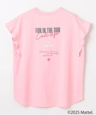 ANY 【Barbie(TM)】フリルTシャツ ピンク