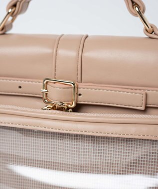 WEGO 【痛バ＆推し活グッズ】レターフラップ痛ショルダー ベージュ