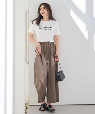 ANY L オーガビッツロゴ・フォトTシャツ オフ×ブラックロゴ
