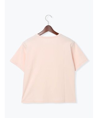 Te chichi ミニマルネックTシャツ ピンク