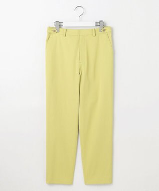 J.PRESS LADIES L 【洗える・接触冷感・UVケア・吸水速乾・防透け】麻シェルドライ テーパード パンツ ピスタチオ系