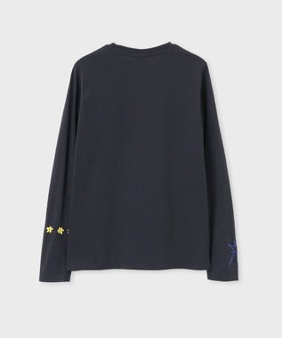 Paul Smith Daisy Chain Doodle 長袖Tシャツ ネイビー