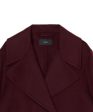 JOSEPH 【WEB＆OUTLET限定】ダブルフェイスウールキャッシュ ショートコート Merlot