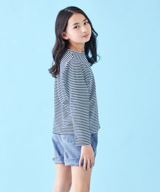 UNFILO 【110-150cm】デニムショートパンツ ミッドブルー