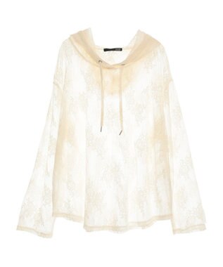 Green Parks ・ＳＵＧＡＲ　ＳＰＯＯＮ　シアーレースフーディー Ivory