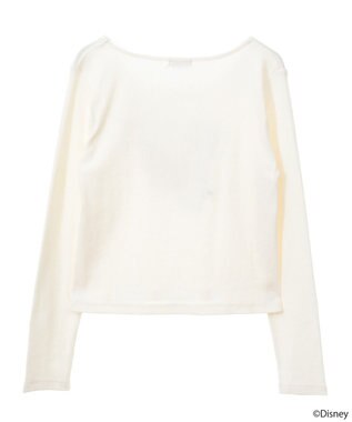 earth music&ecology Ｄｉｓｎｅｙ／Ｍａｒｉｅスクエアネックプルオーバー Ivory