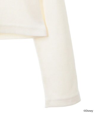 earth music&ecology Ｄｉｓｎｅｙ／Ｍａｒｉｅスクエアネックプルオーバー Ivory