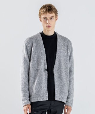 JOSEPH HOMME 【新素材】ジェントルフィットボア　カーディガン ライトグレー系
