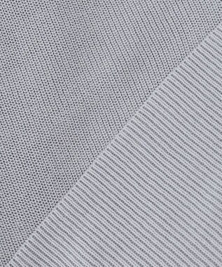 J.PRESS LADIES L 【洗える】COTTON MODAL Vネック カーディガン ダルブルー系