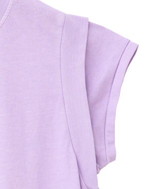 CRAFT STANDARD BOUTIQUE レイヤード風ピグメントカットチュニック Lavender