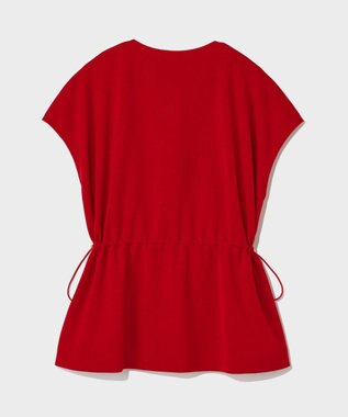 GRACE CONTINENTAL ダブルクロスジャージトップ レッド