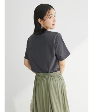 Green Parks 汗染み防止クルーネックＴシャツ Dark Gray