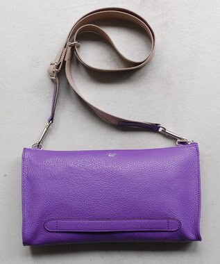 blancle シュリンクレザー クラッチショルダー